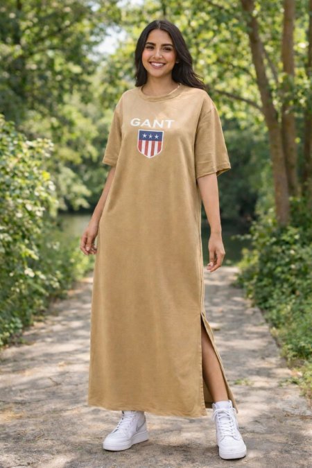 فستان جانت نص كم وطويل